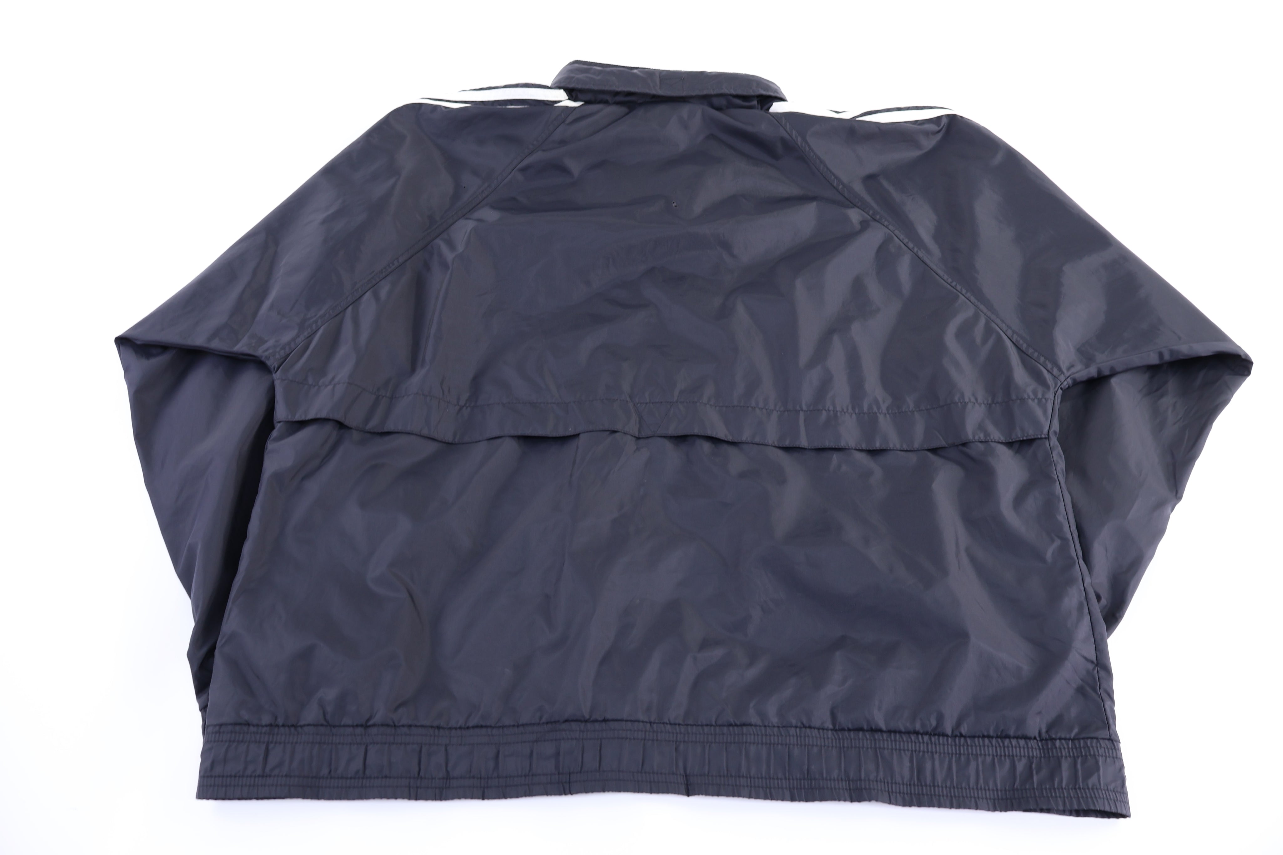 Vintage Adidas Embroidered Logo Full Zip Windbreaker