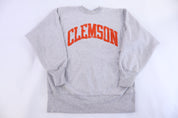 90's Clemson University Reverse Weave Sweatshirt