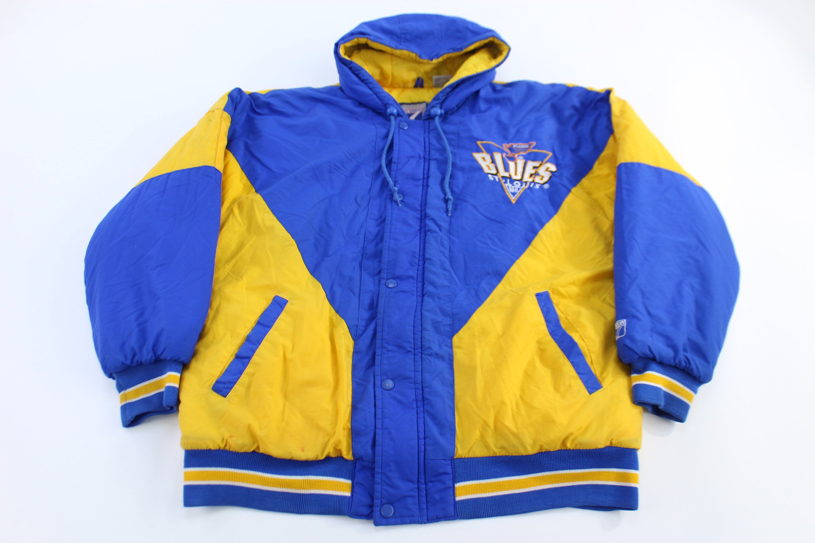 90's St. Louis Blues Hockey Full Zip Puffer Jacket