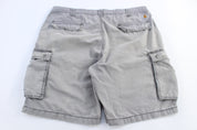 Carhartt Logo Patch Grey Cargo Shorts