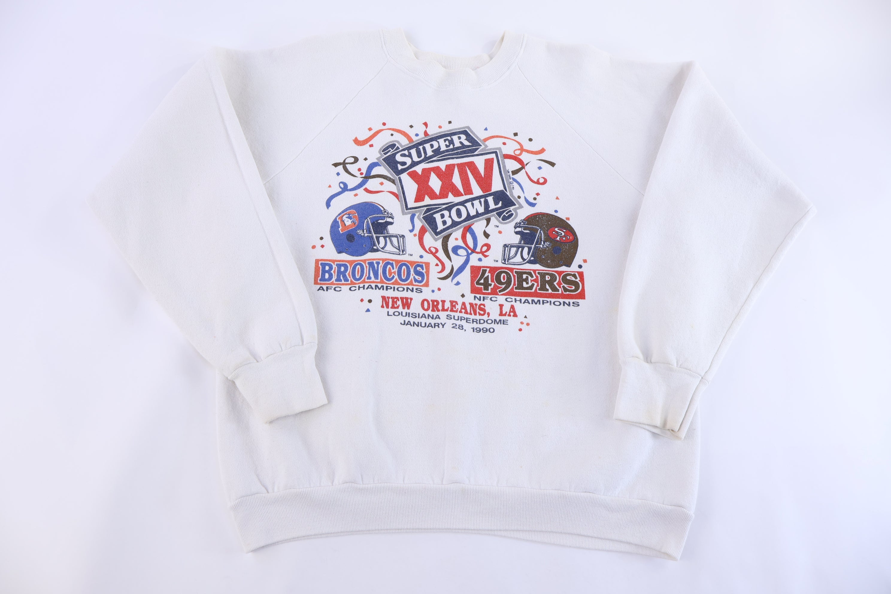 1990 Super Bowl Broncos Vs 49ers Sweatshirt