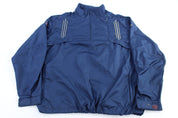 Vintage Adidas Blue Quarter Zip Windbreaker