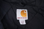 Carhartt Logo Patch Black Full Zip Jacket