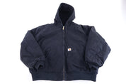 Carhartt Logo Patch Black Full Zip Jacket