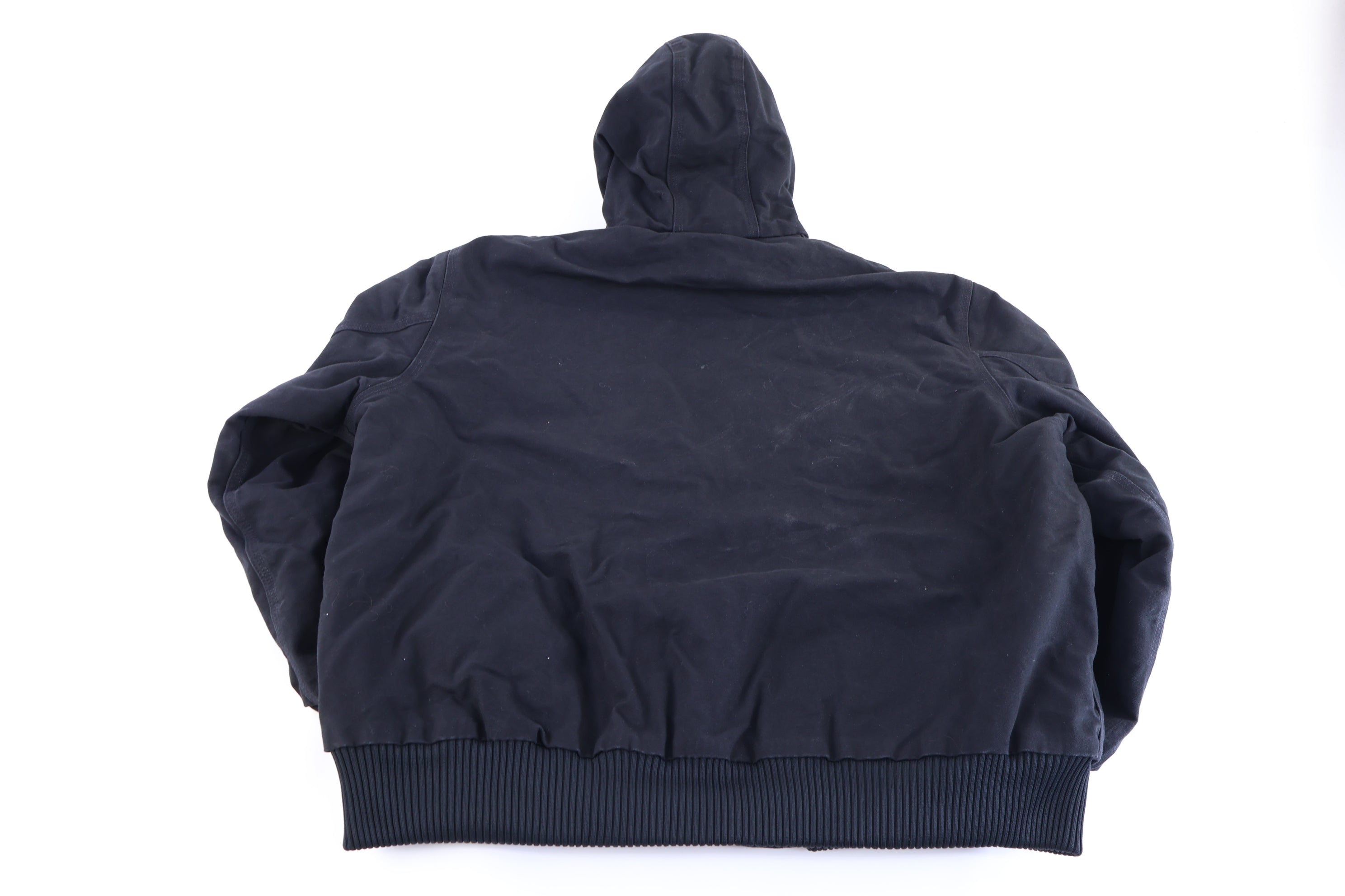 Carhartt Logo Patch Black Full Zip Jacket