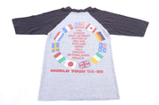 1985 Bruce Springsteen World tour Raglan T-shirt