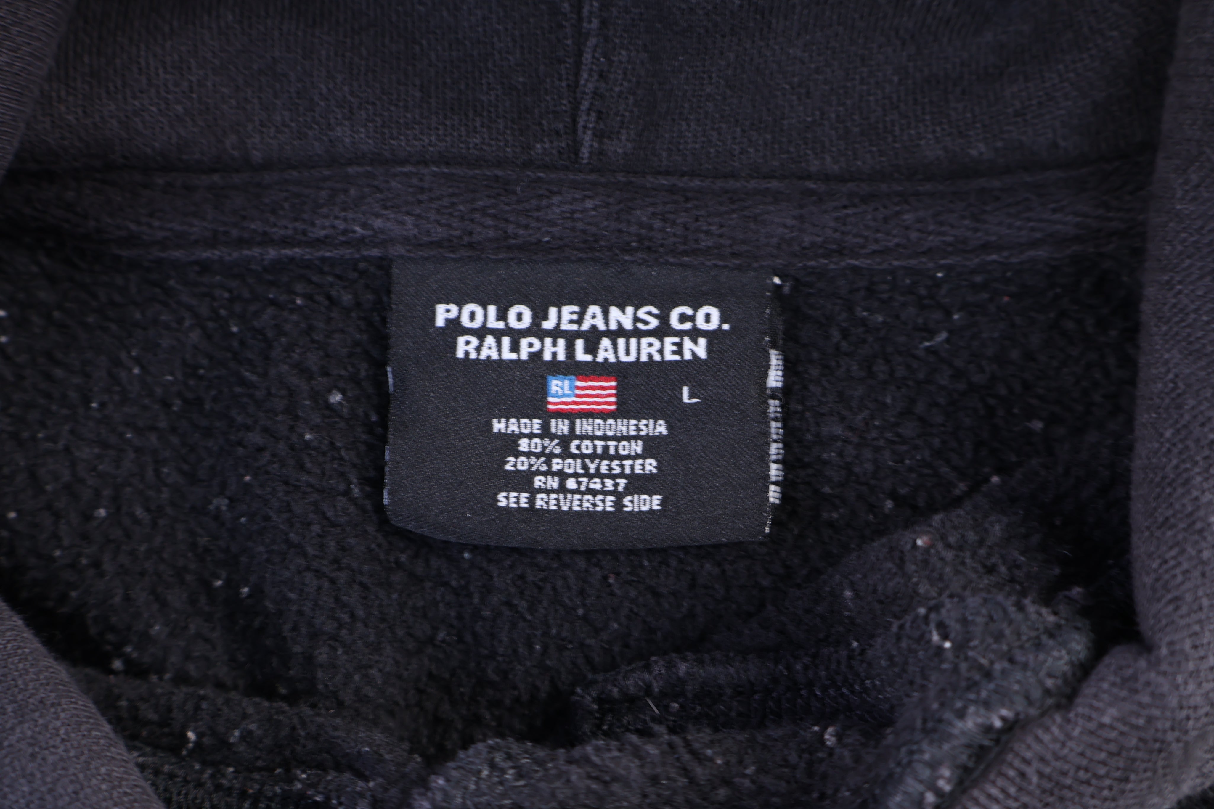 Polo Ralph Lauren Black Pullover Hoodie