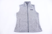 Patagonia Logo Patch Grey Full Zip Vest