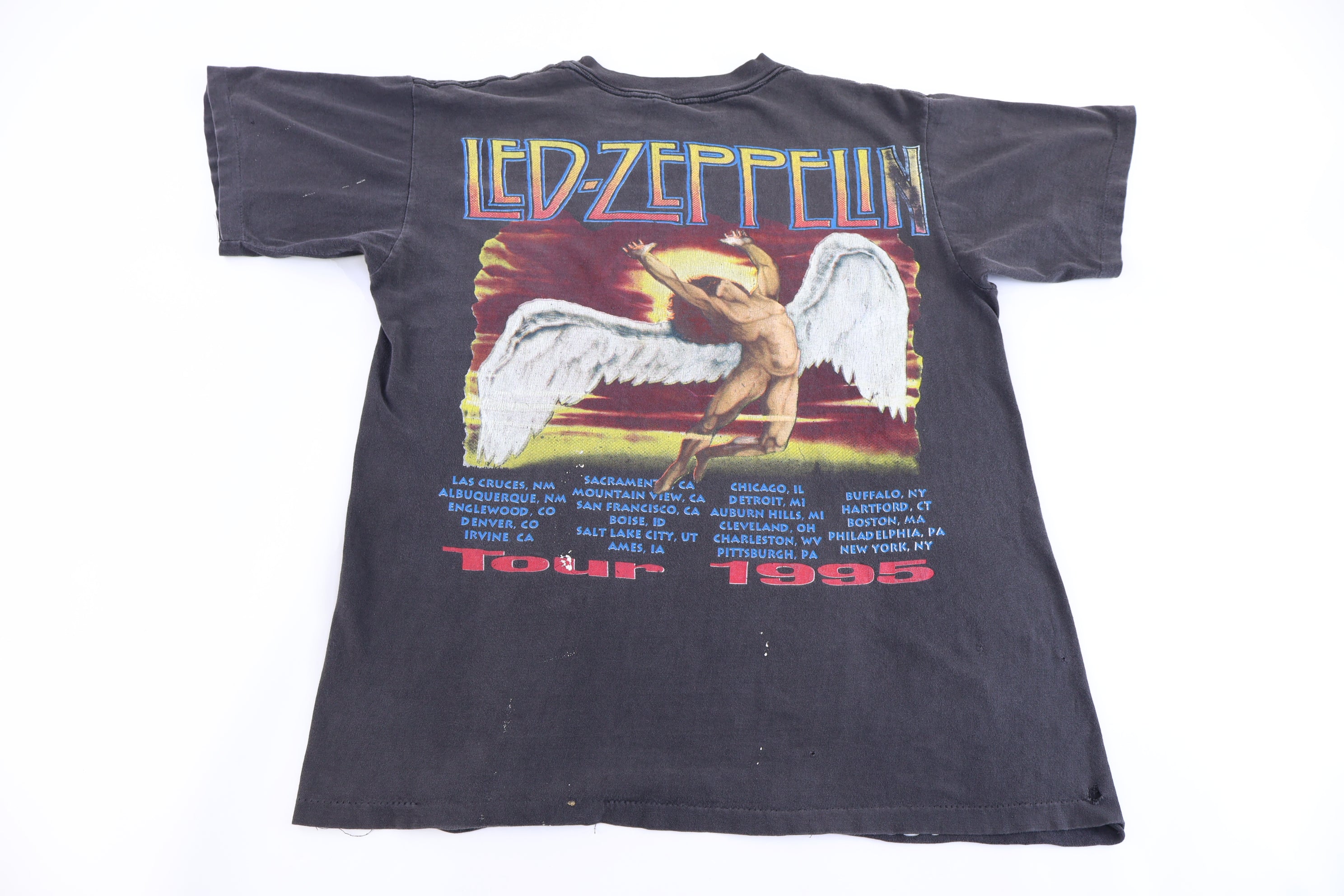 1995 Led Zeppelin Jimmy Page & Robert Plant Tour T-shirt