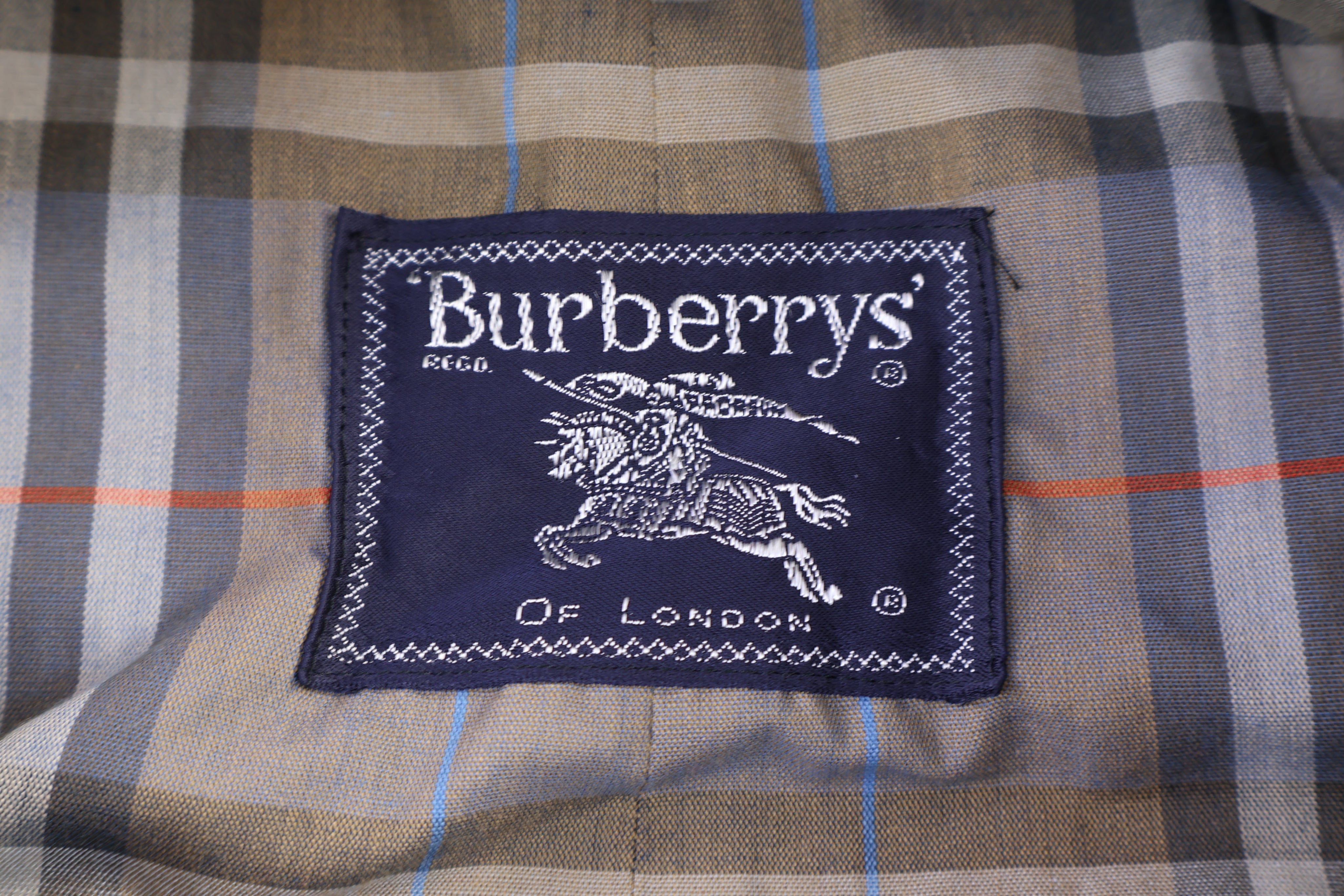 Vintage Burberrys Green Trench Coat