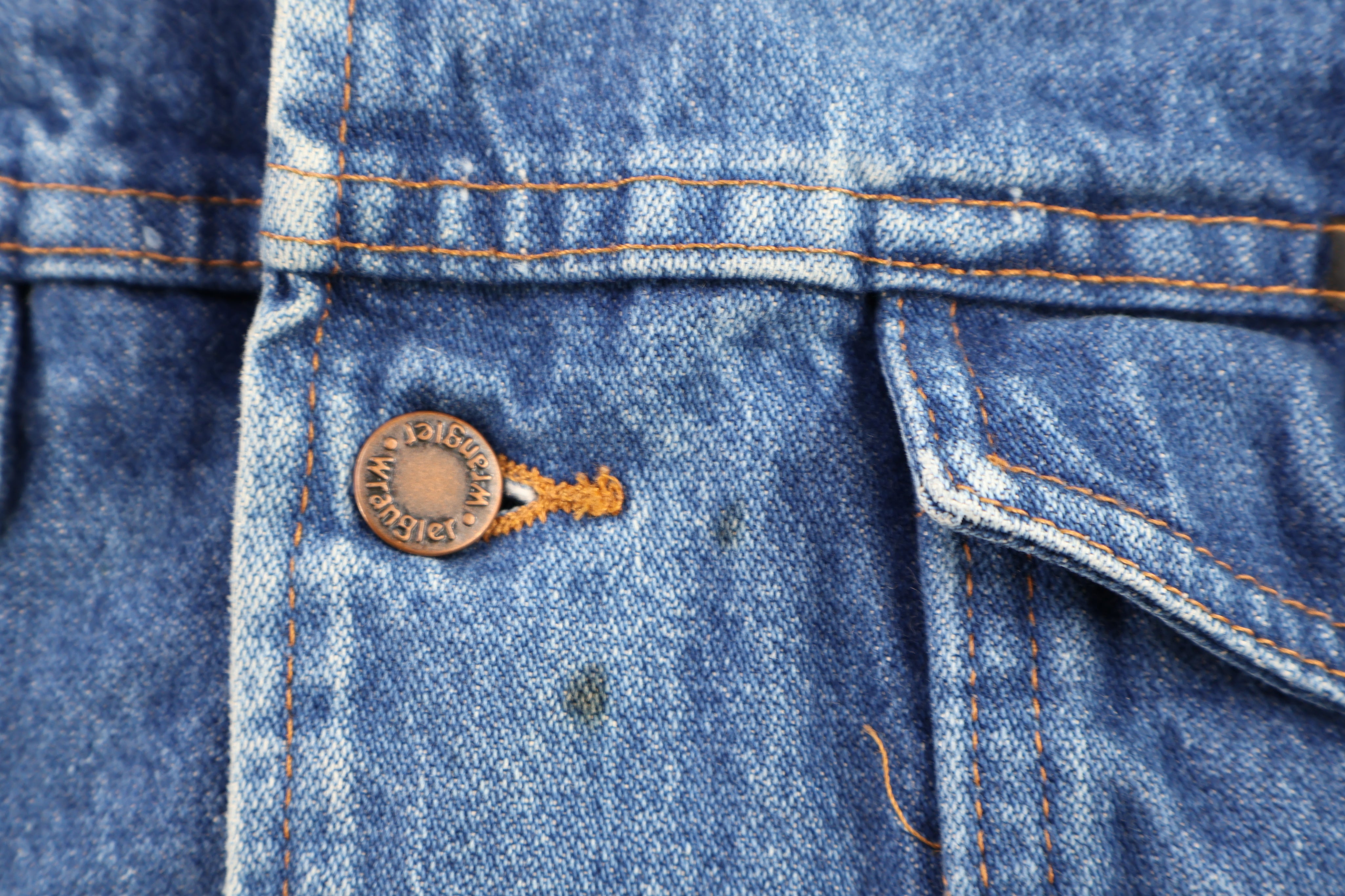 Vintage Wrangler Dark Wash Denim Jacket