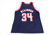 90's Houston Rockets Hakeem Olajuwon Basketball Jersey