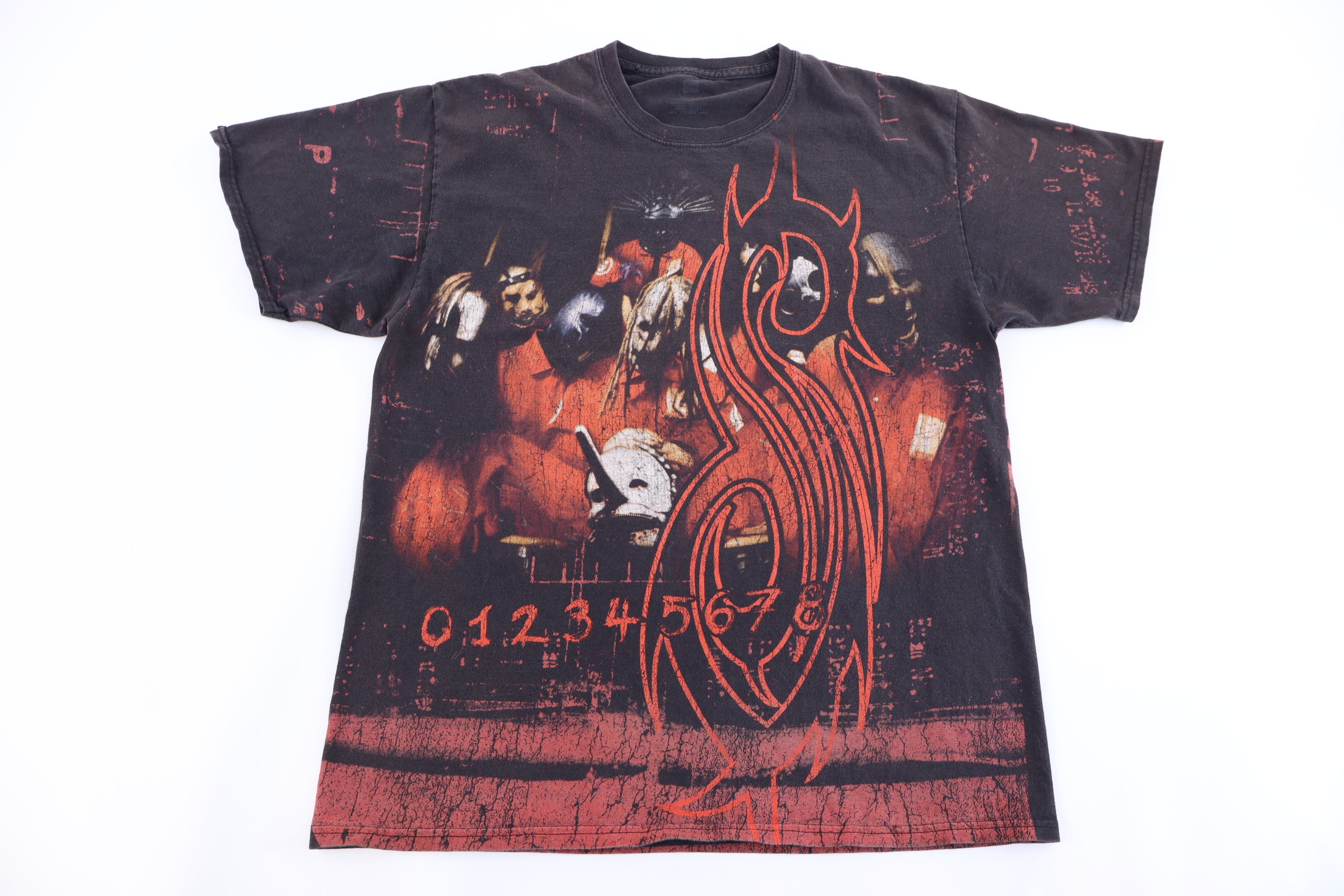 Vintage Slipknot All Over Graphic Band T-shirt