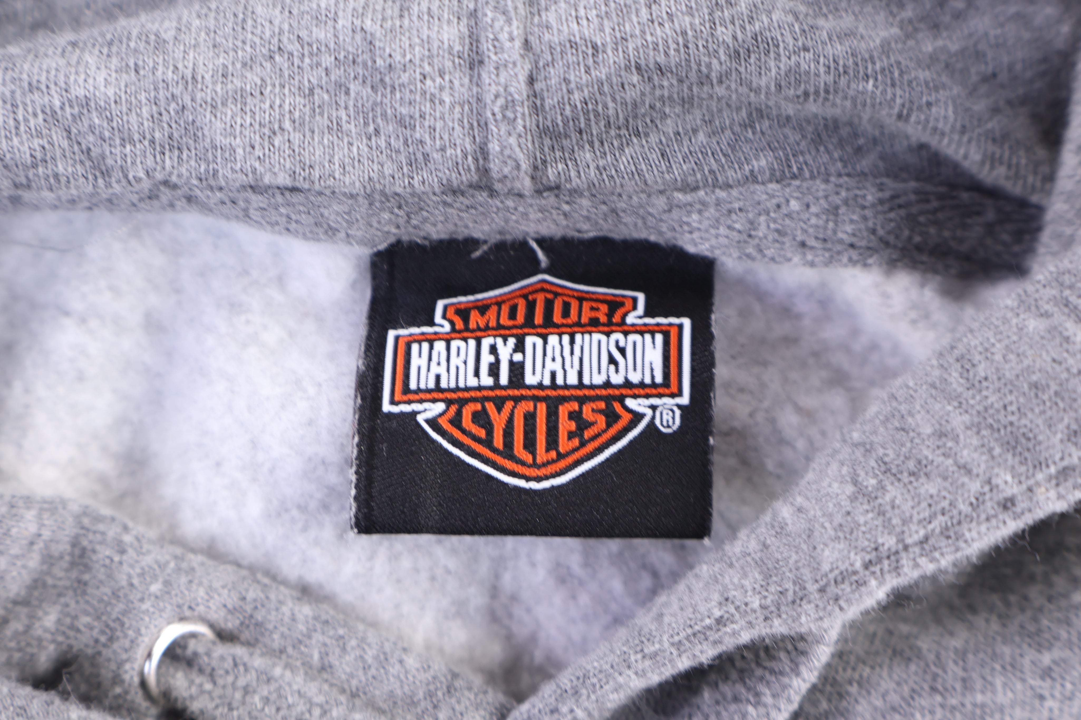 Harley Davidson Motorcycles Manchester Grey Pullover Hoodie