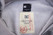 Vintage DC Shoes Grey Full Zip Hoodie