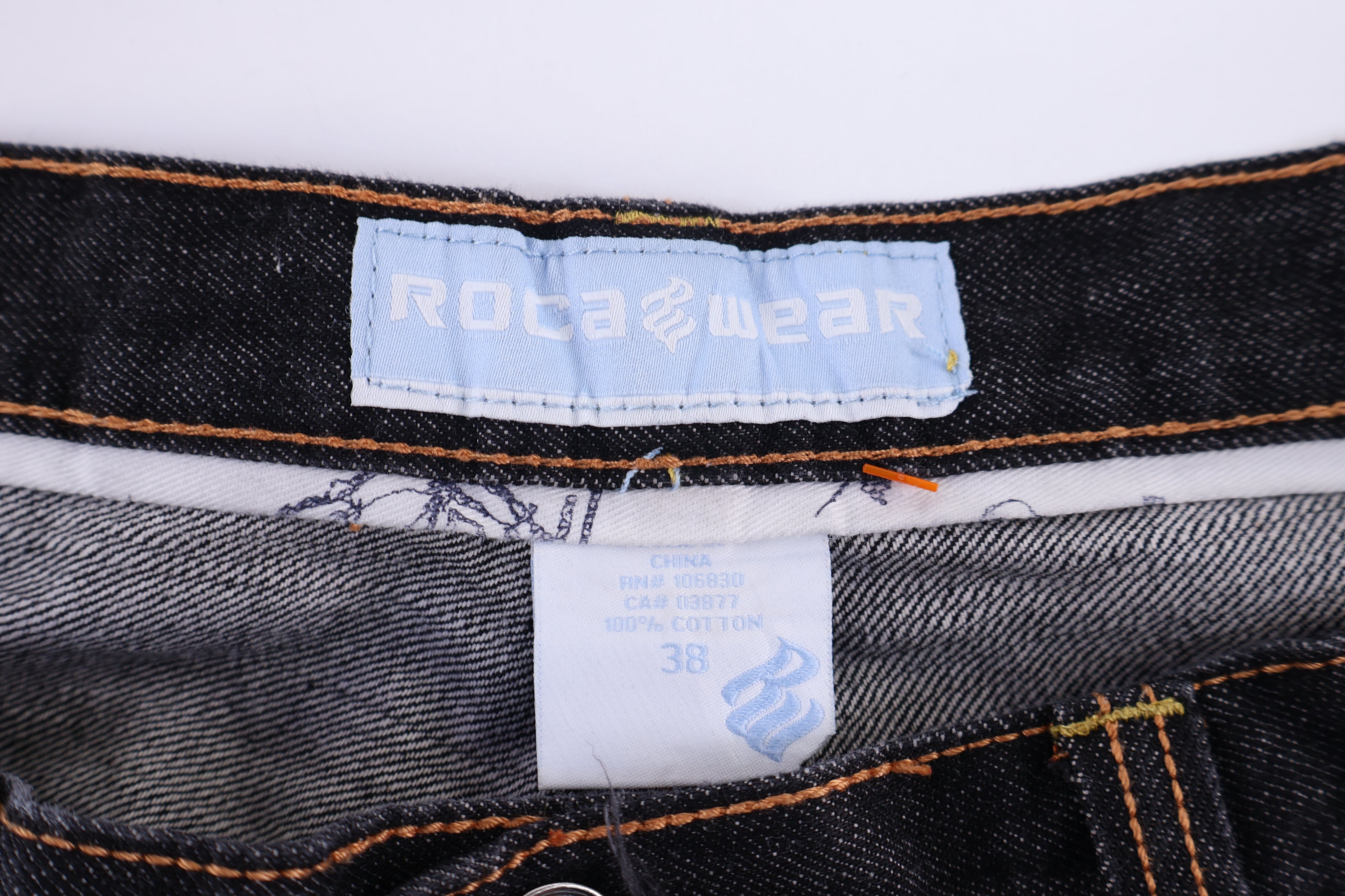 Y2K Rocawear Dark Wash Denim Shorts