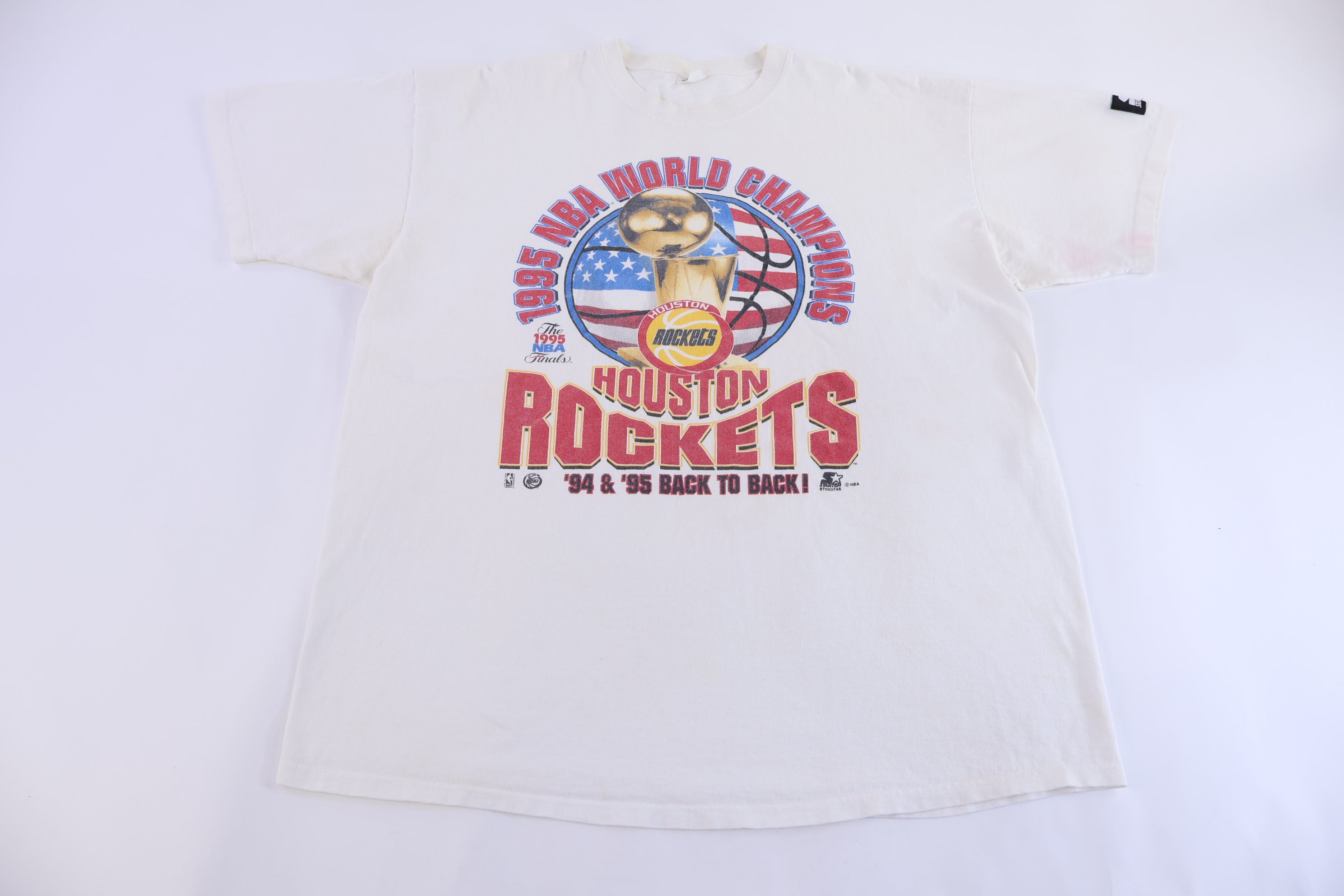 1995 Houston Rockets NBA World Champions T-shirt
