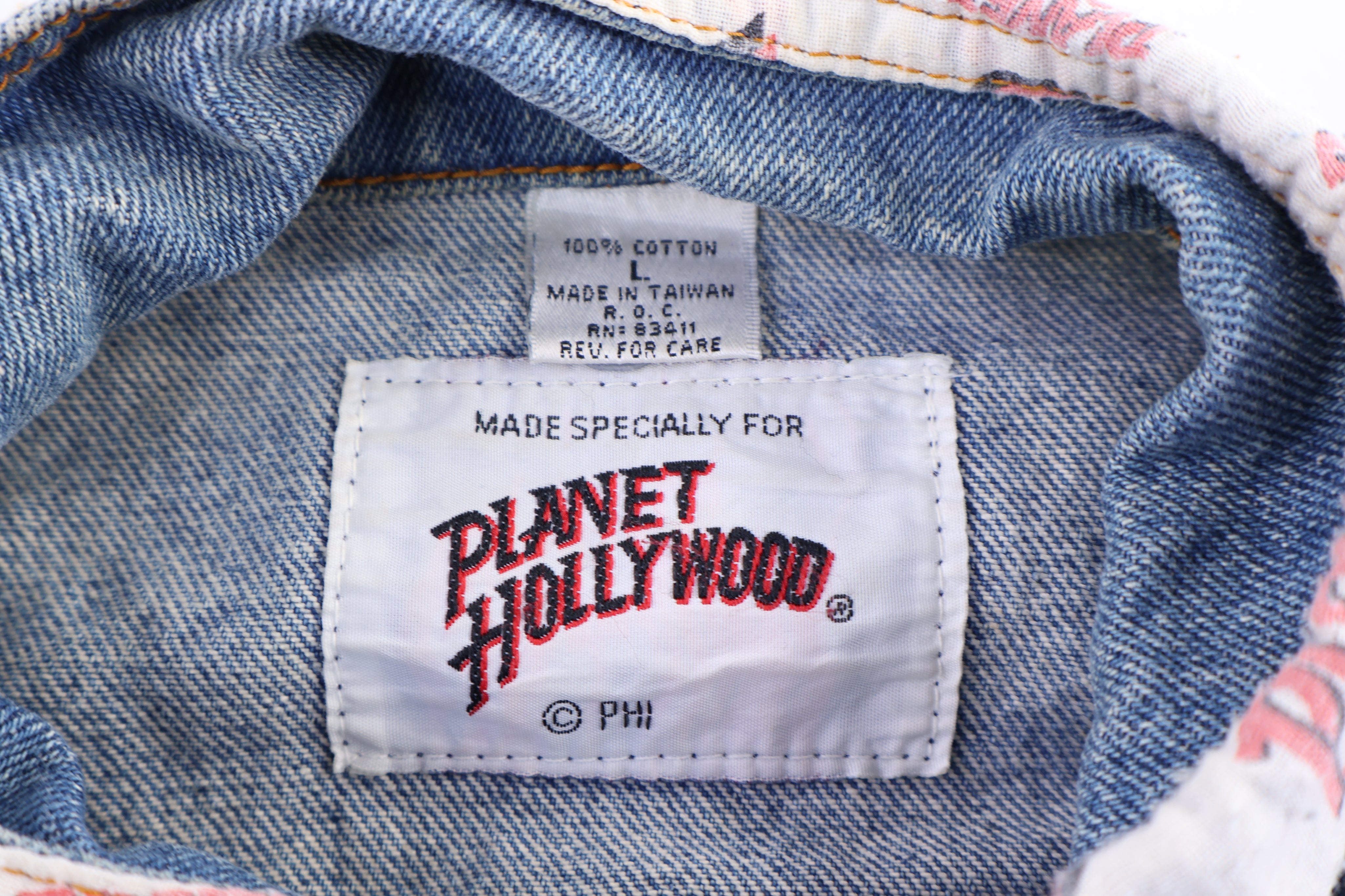 Vintage Planet Hollywood Light Wash Denim Jeans