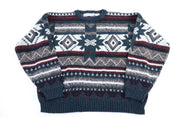 Vintage Michael Gerald Multipattern Knit Sweater