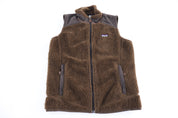 Women's Patagonia Brown Sherpa Full Zip Vest