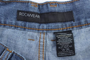 Rocawear Dark Wash Baggy Denim Shorts