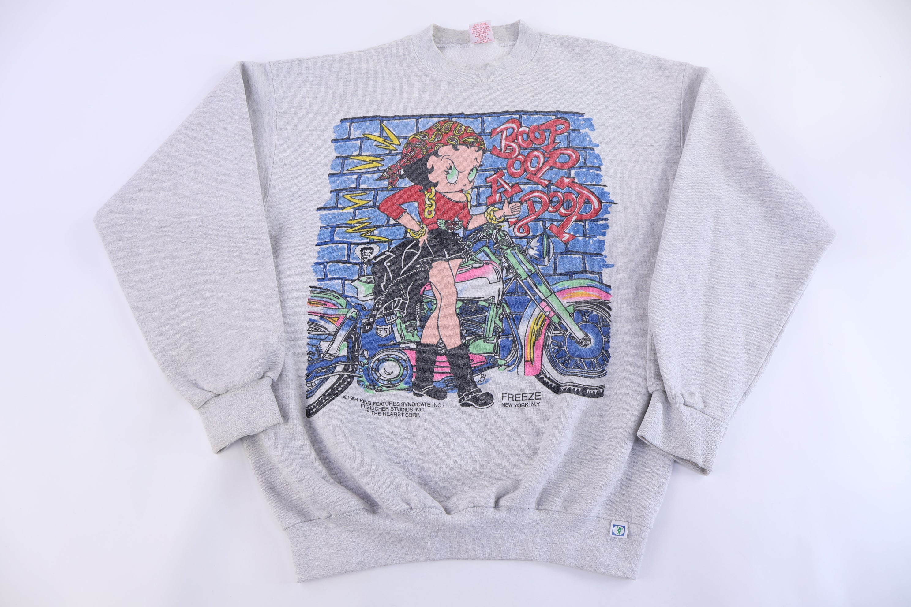 1994 Betty Boop Biker Graphic Sweatshirt
