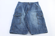 Rocawear Dark Wash Baggy Denim Shorts