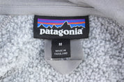 Patagonia Logo Patch Grey Quarter Zip Sweater