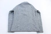 Patagonia Logo Patch Grey Quarter Zip Sweater