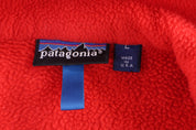 90’s Patagonia Logo Patch Red Full Zip Fleece Jacket