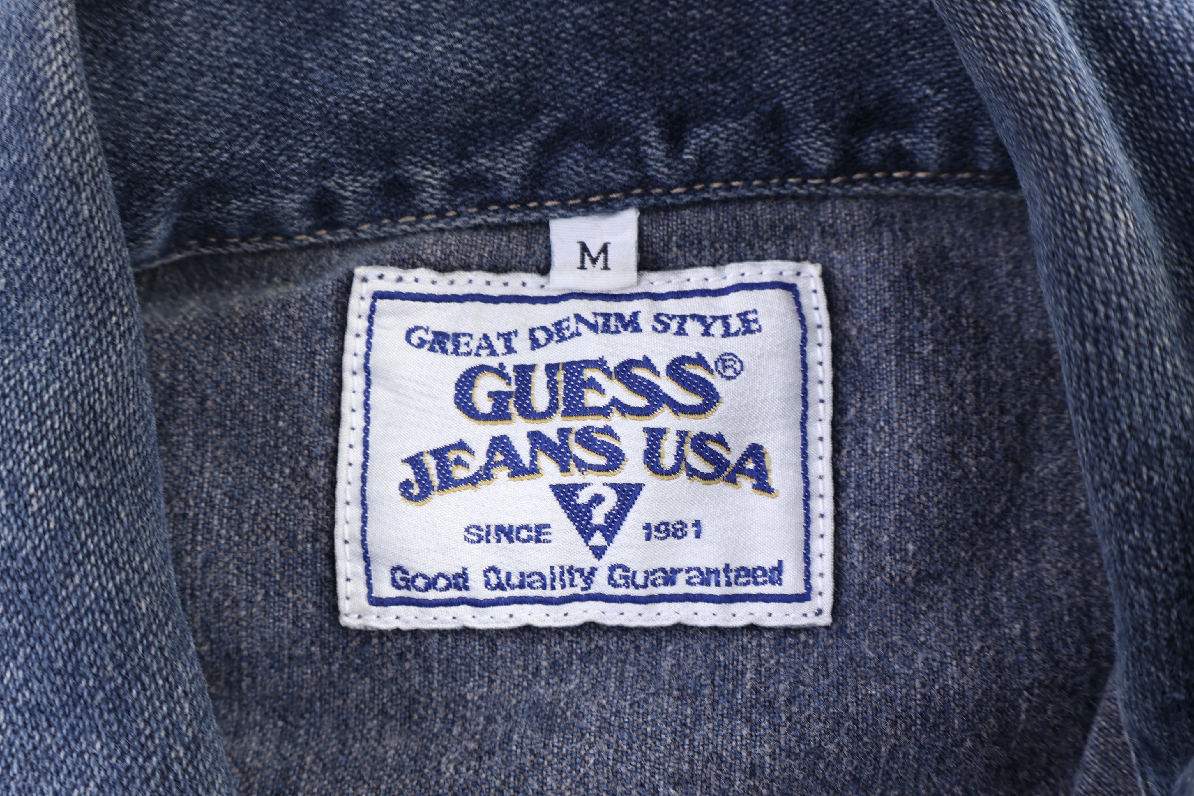 90's GUESS Jeans USA Dark Wash Denim Jacket