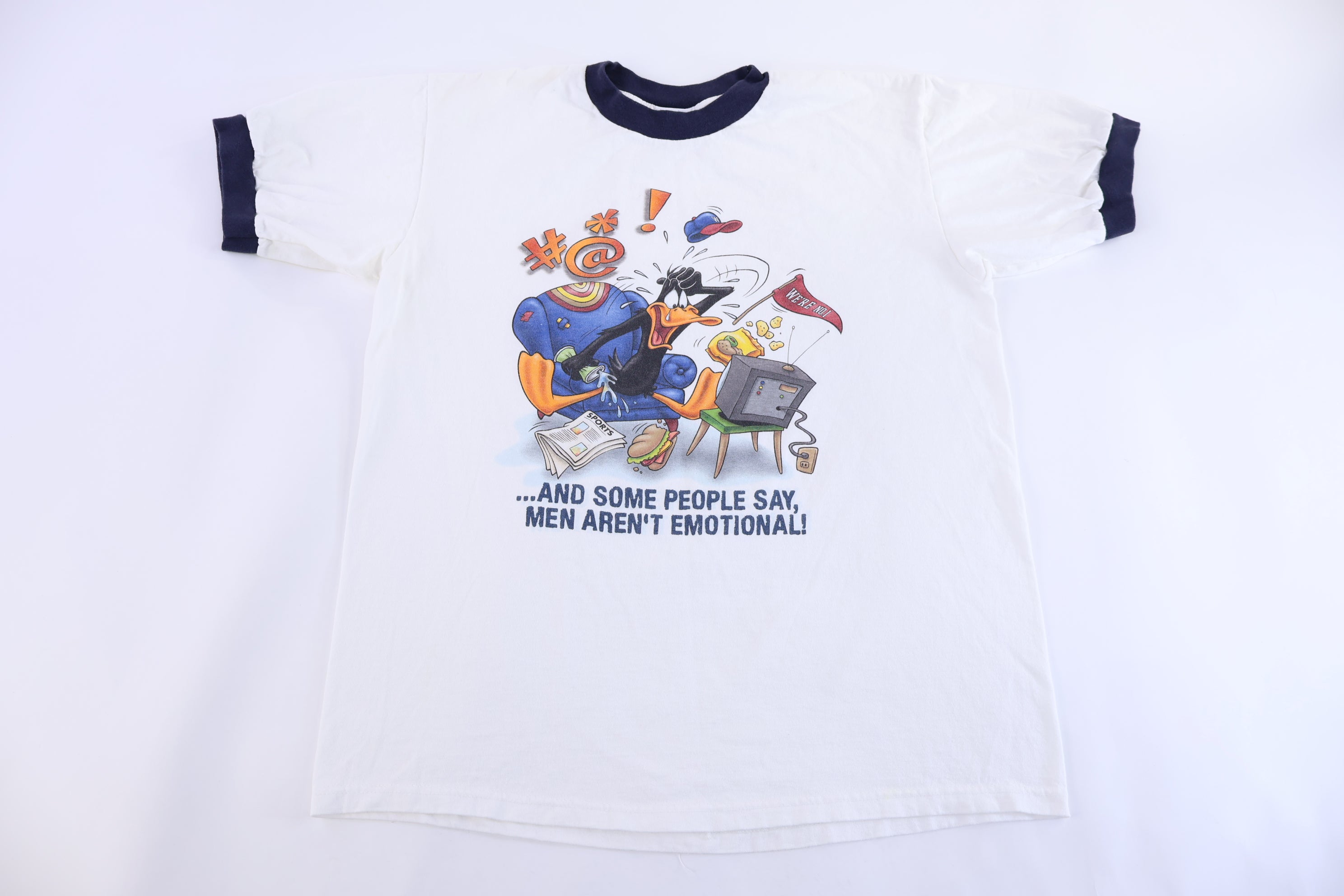 1999 Daffy Duck Some People Say Men Aren't Emotional T-shirt