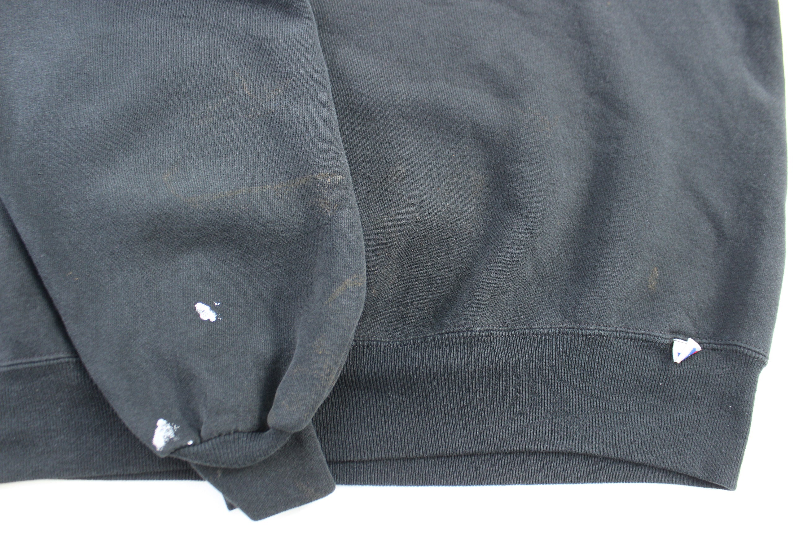 90's Russell Athletics Black Blank Sweatshirt
