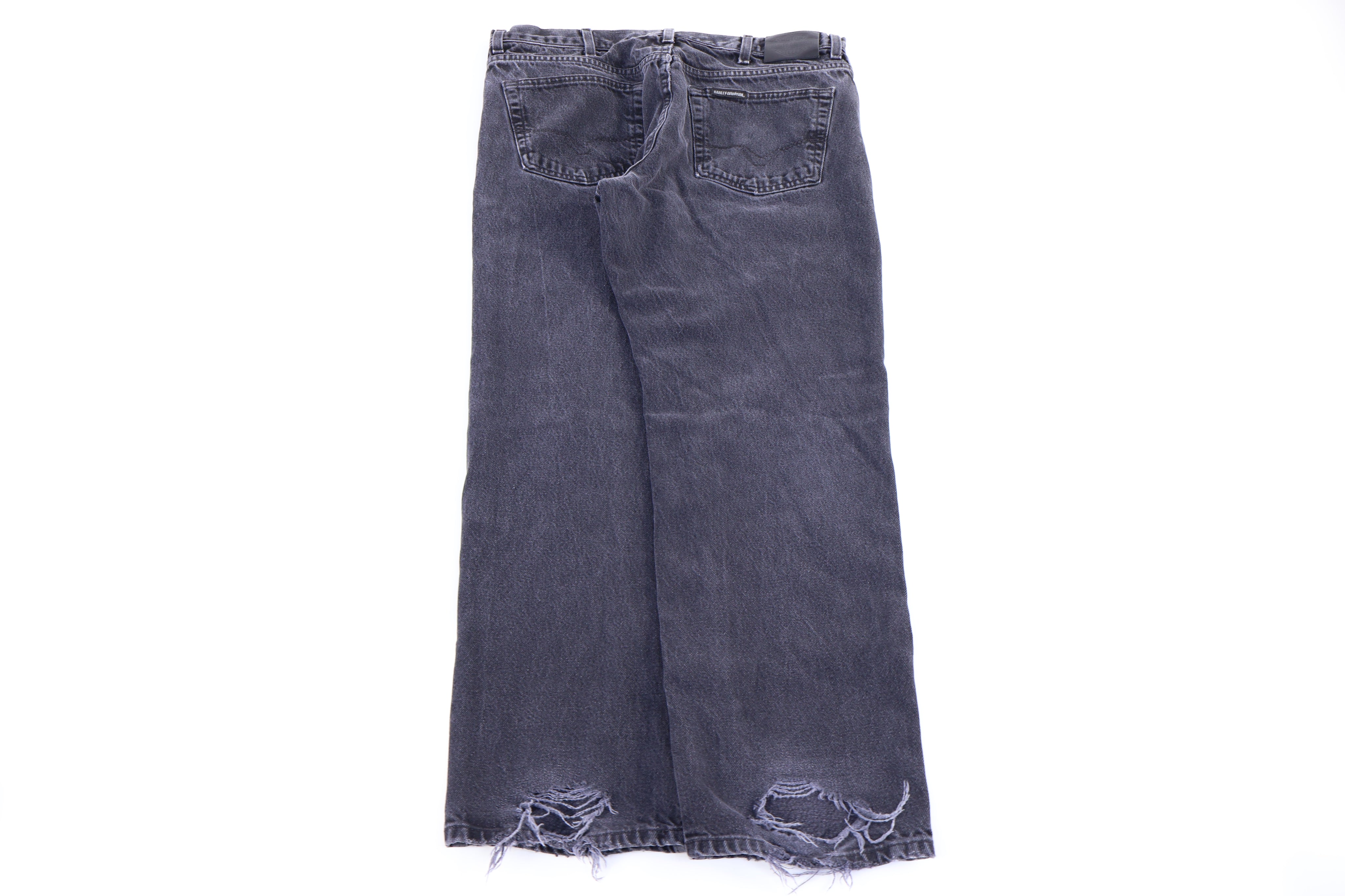 Harley Davidson Motorcycles Black Denim Jeans