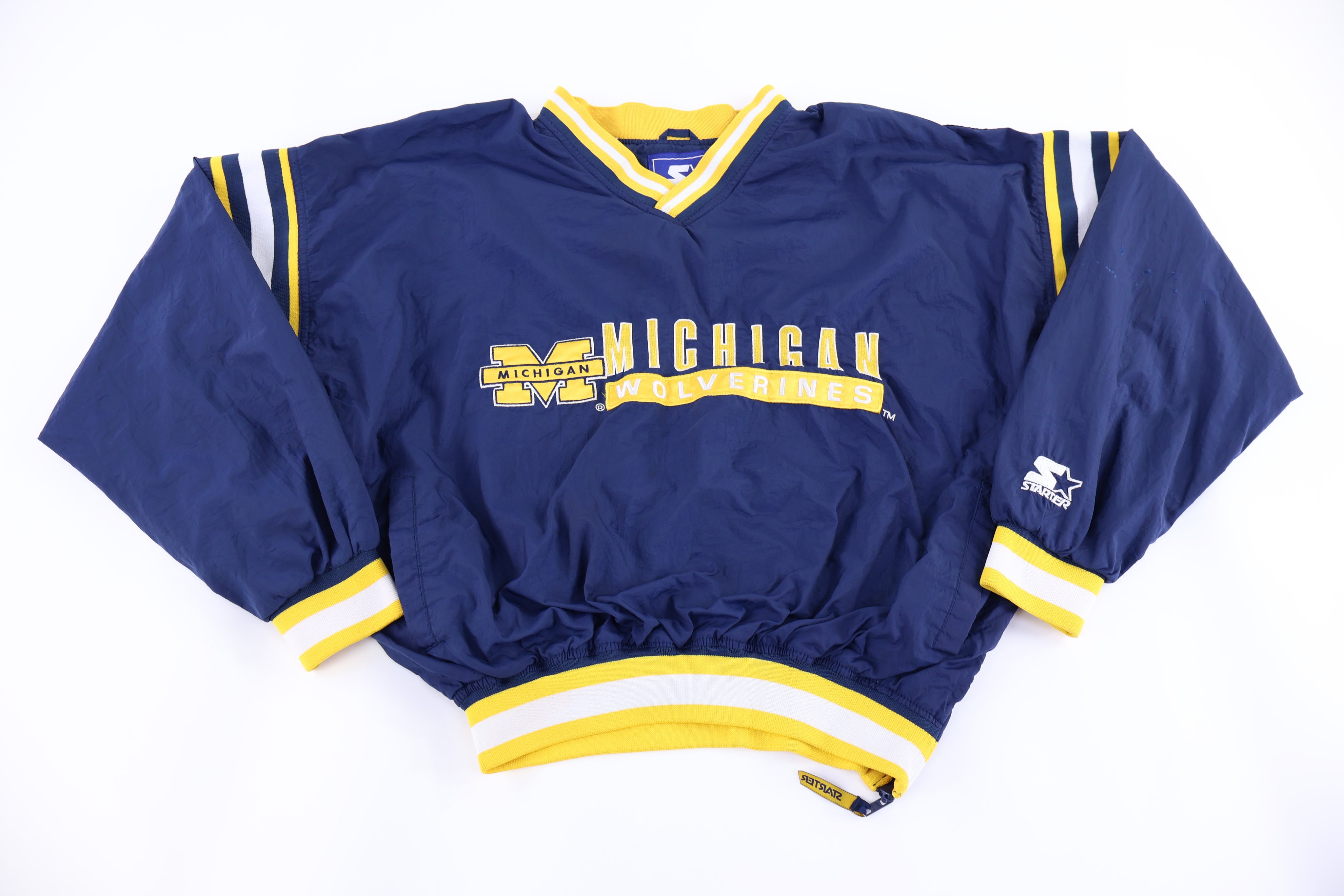 Vintage Starter University of Michigan Pullover Windbreaker