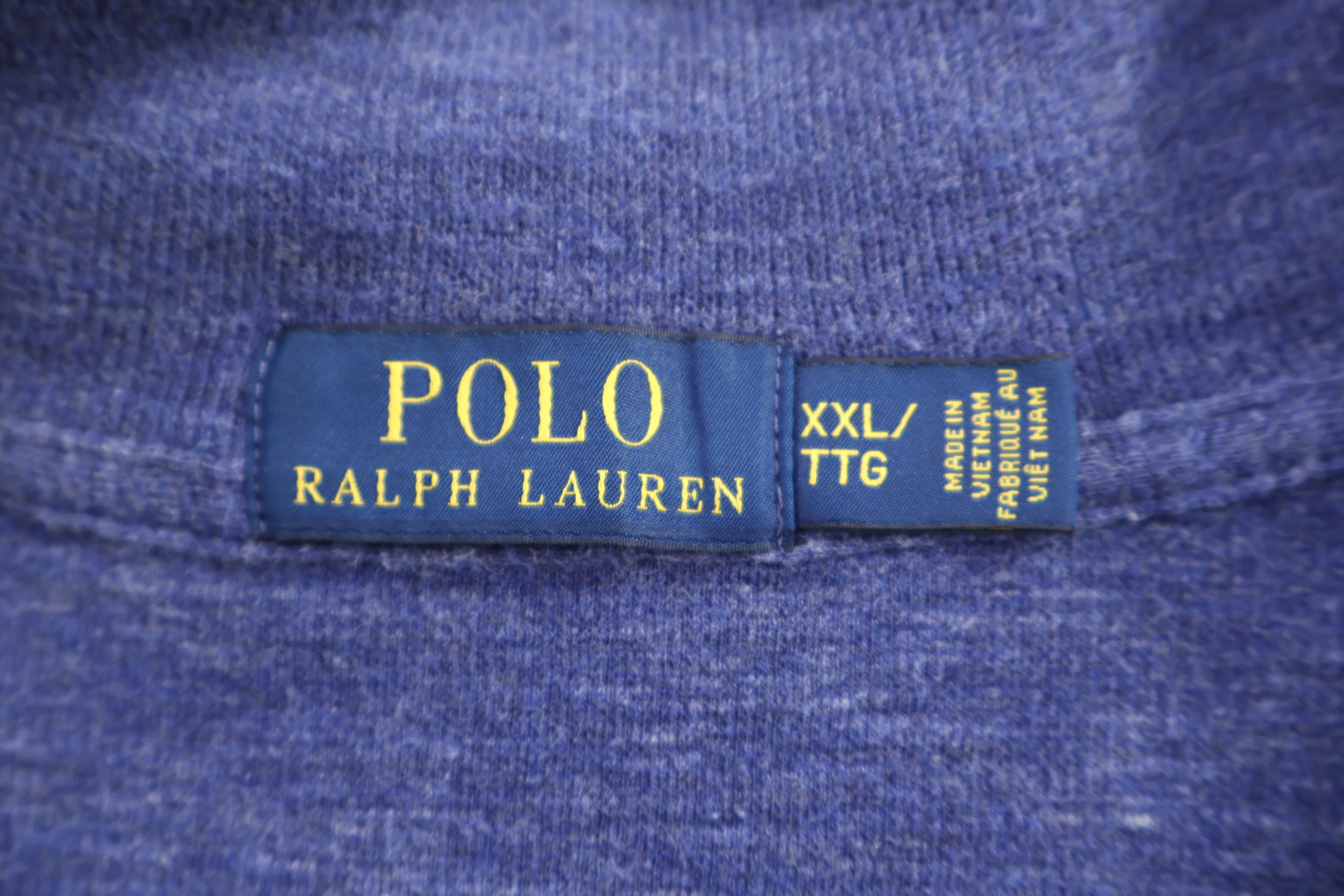 Polo Ralph Lauren Embroidered Logo Quarter Zip Sweater