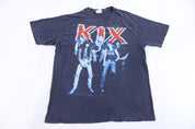 1989 KIX Silent Night? Like Hell! T-shirt