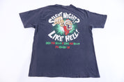 1989 KIX Silent Night? Like Hell! T-shirt