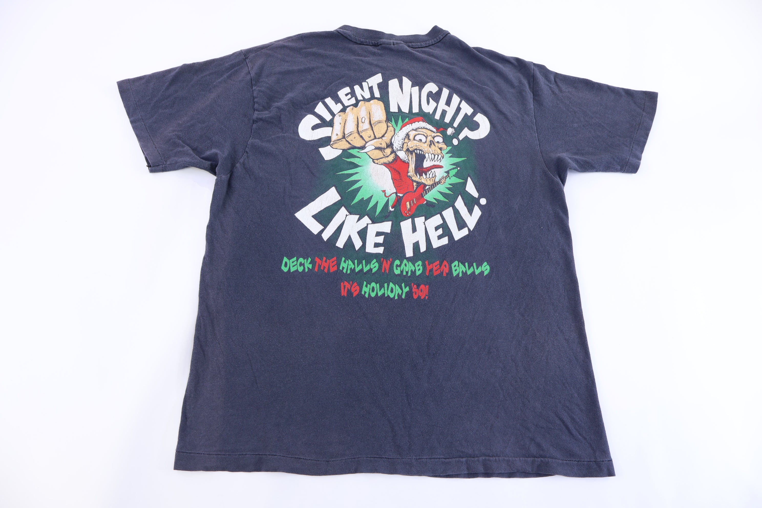 1989 KIX Silent Night? Like Hell! T-shirt