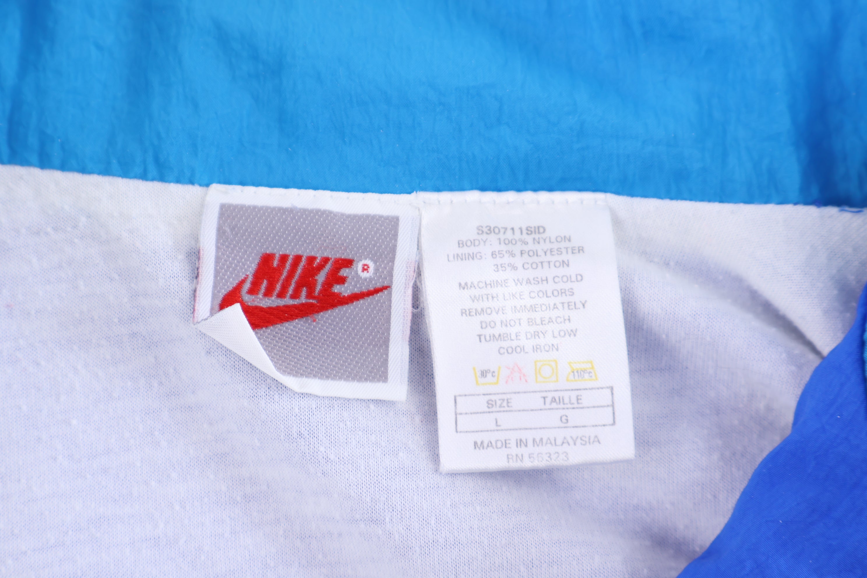 90's Nike Embroidered Logo Multicolor Full Zip Jacket