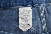 Carhartt Logo Patch Dark Wash Denim Jeans