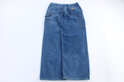 Carhartt Logo Patch Dark Wash Denim Jeans