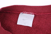 Vintage Nike Embroidered Logo Red Blank Sweatshirt