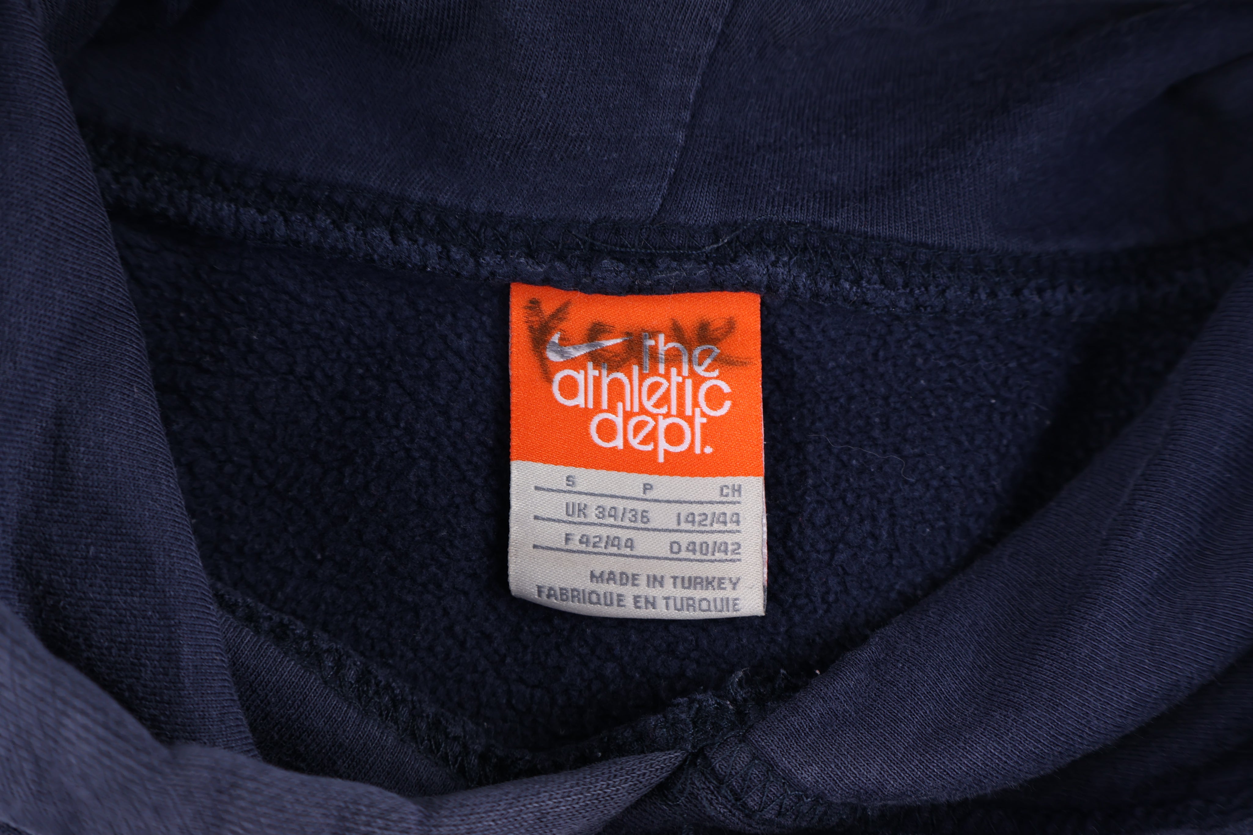 Nike Embroidered Logo Blue Pullover Hoodie
