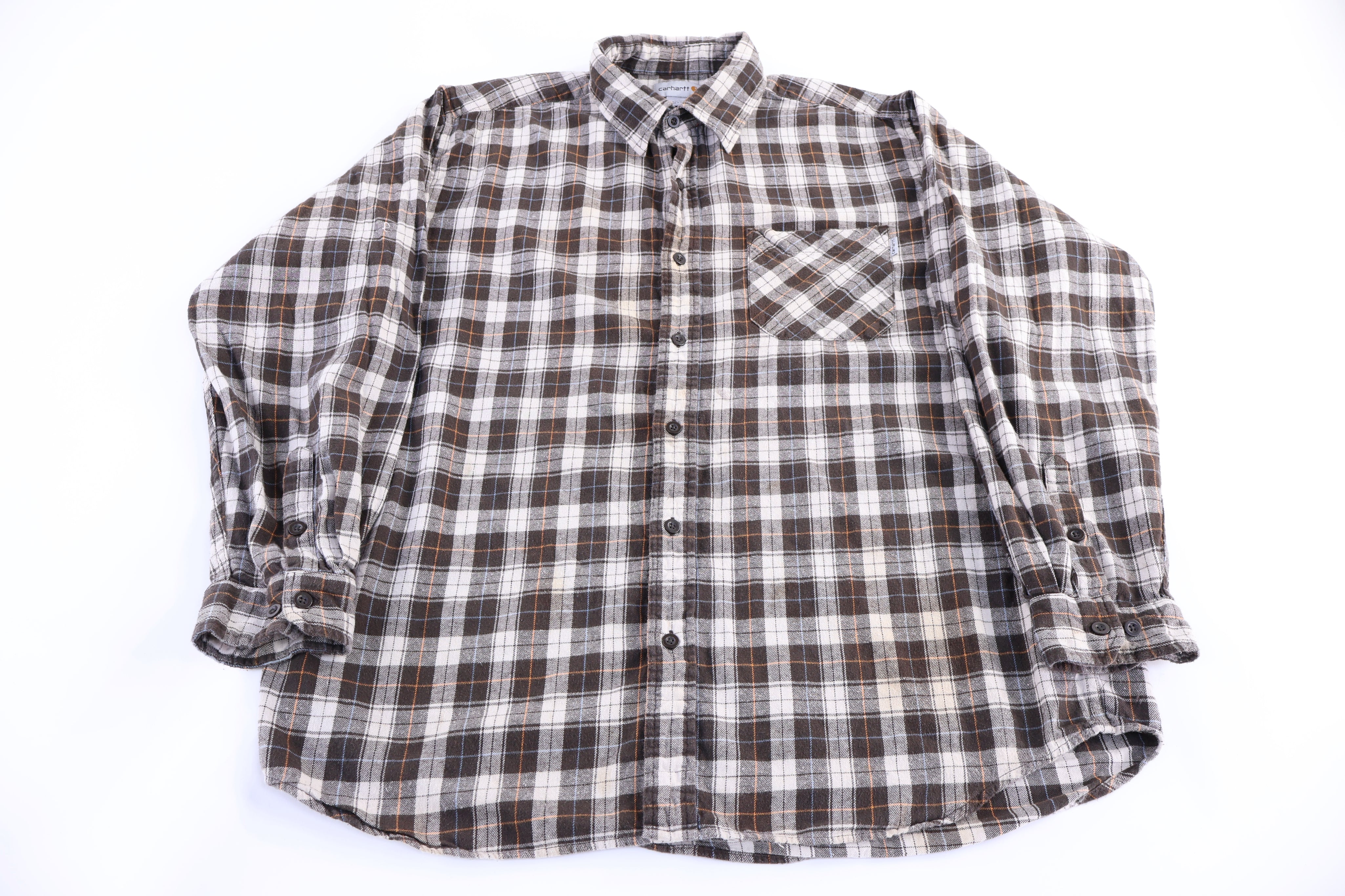 Carhartt Logo Patch Multicolor LS Button Down