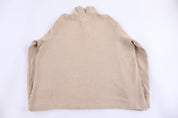 Polo by Ralph Lauren Embroidered Logo Tan Quarter Zip Sweater