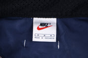 90's Nike Embroidered Logo blue full Zip Vest