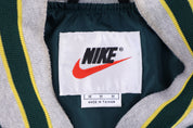 90's Nike Embroidered Logo Multicolor Bomber Jacket