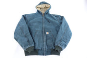 Carhartt Logo Patch Green Full Zip Jacket