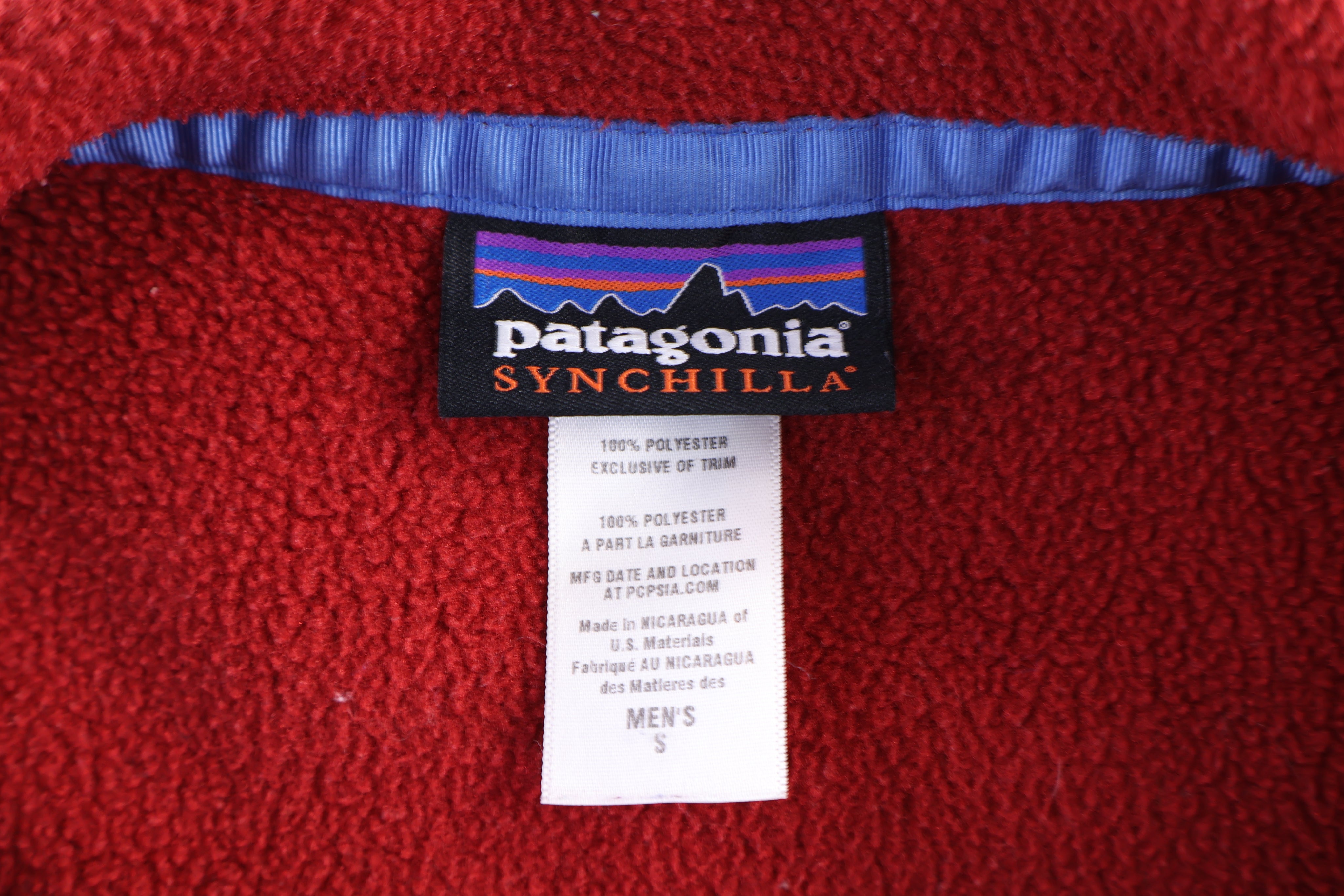 Patagonia Logo Patch Synchilla Snap-T Pulover